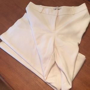 Lined cream trousers